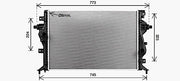 KIA NIRO 2016 - 2022 HYUNDAI IONIQ 2016 ON RADIATOR WATER COOLER